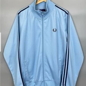 Fred Perry Vintage Track Top Jacket Made in Portugal. Size Large